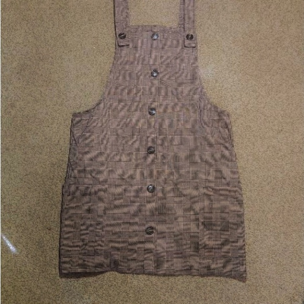 Brown Strapless Dress
